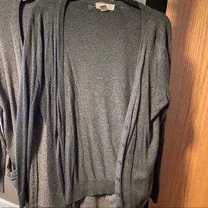 Forever 21 gray cardigan size L